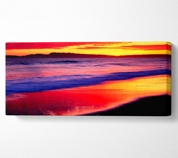 Rainbow Ocean At Dusk