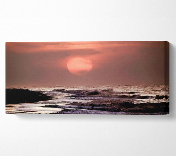 Pink Sunset Ocean