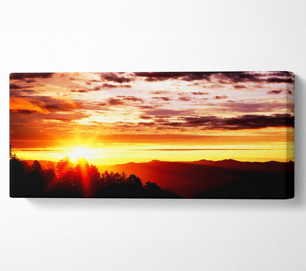 Sunrise Over Treeline