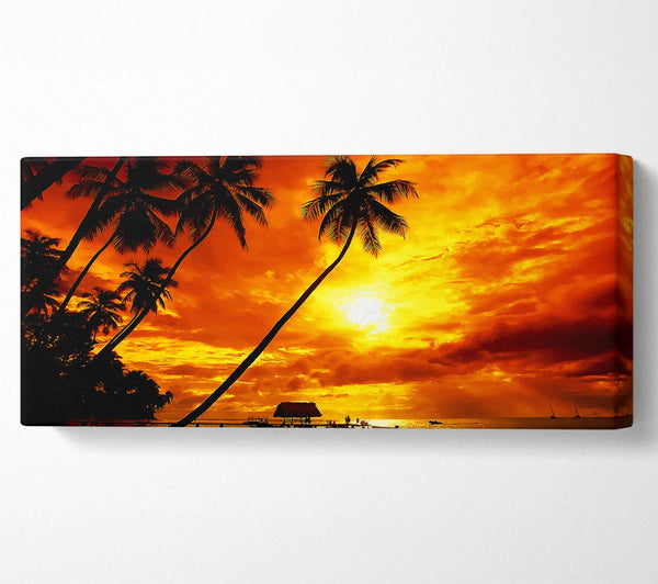 Paradise Palm Tree Hut