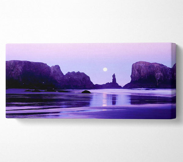 Lilac Moonlit Ocean
