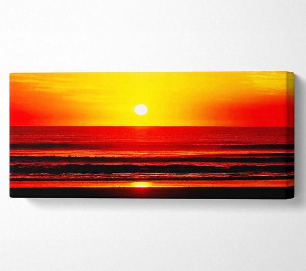 Red Ocean Waves