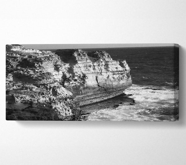 The Waves On The Ocean Cove B n W