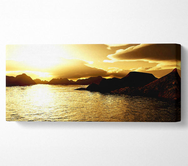 Yellow Ocean Clouds