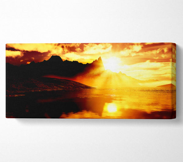 Sun Blaze Reflections