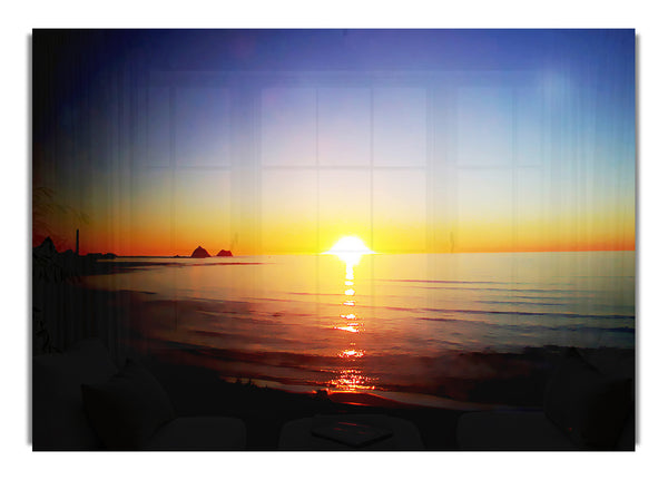 Sun Blaze Around The Ocean