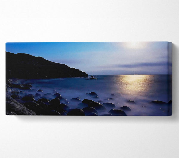 Mist Of The Ocean Rocks At Daybreak