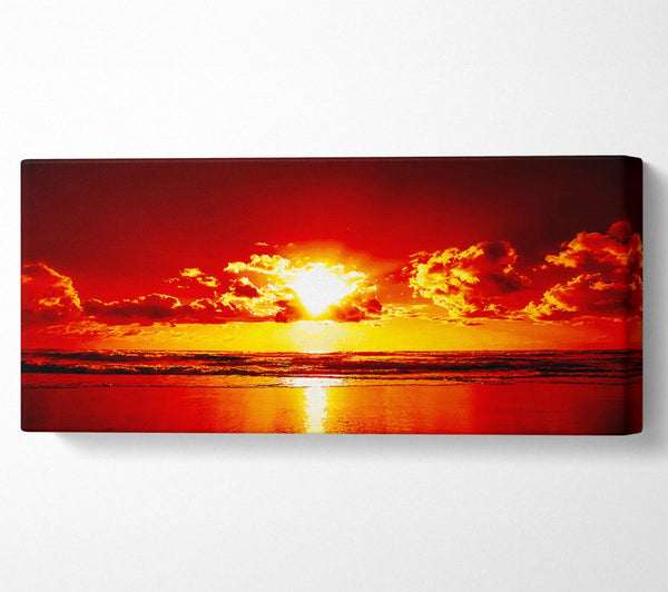 Red Sun Blaze Horizon