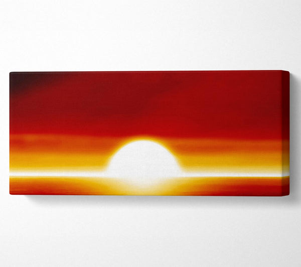 Surreal Orange Sunset