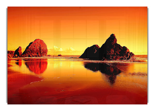 Reflections Of The Rocky Ocean