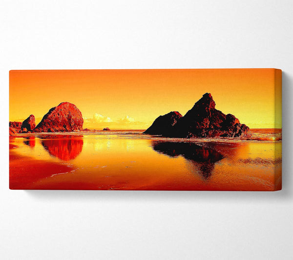 Reflections Of The Rocky Ocean