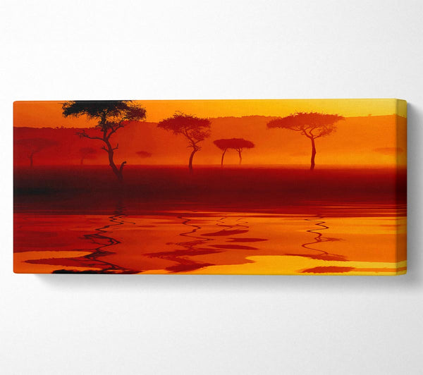 Reflections Of The Stunning Lake Trees