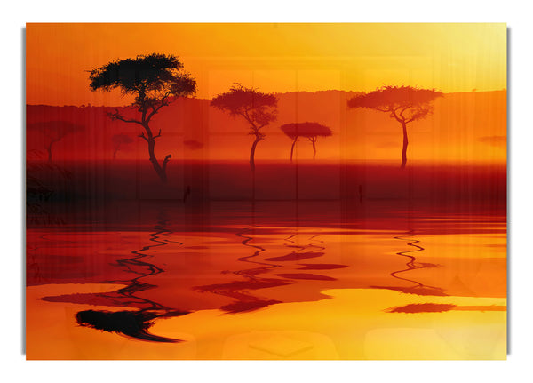 Reflections Of The Stunning Lake Trees