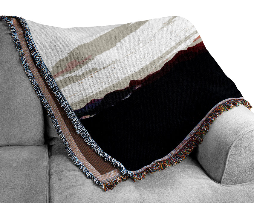 Sky Sunrise Ocean Woven Blanket
