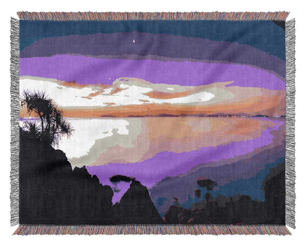 Sunset Moon Woven Blanket