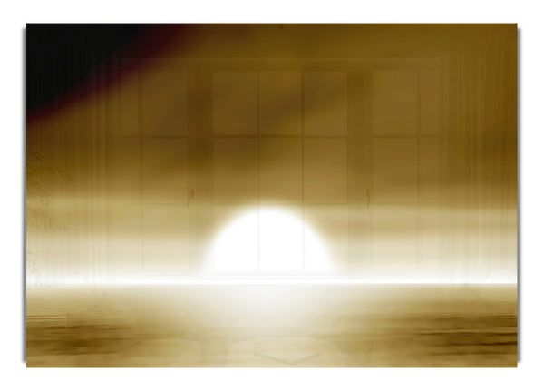 Abstrakte Sonne Beige
