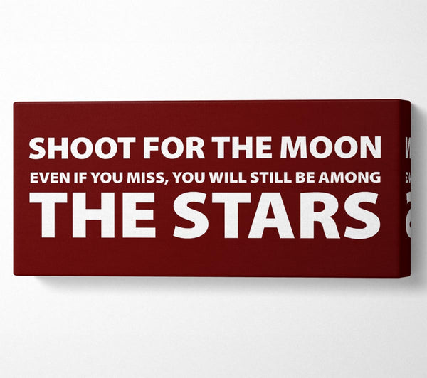 Motivational Quote Shoot For The Moon