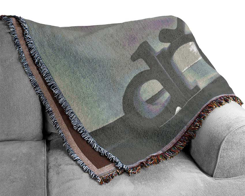 Home Quote Follow Your Dreams Grey Woven Blanket