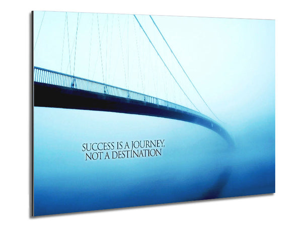 Success Is A Journey Metal Print