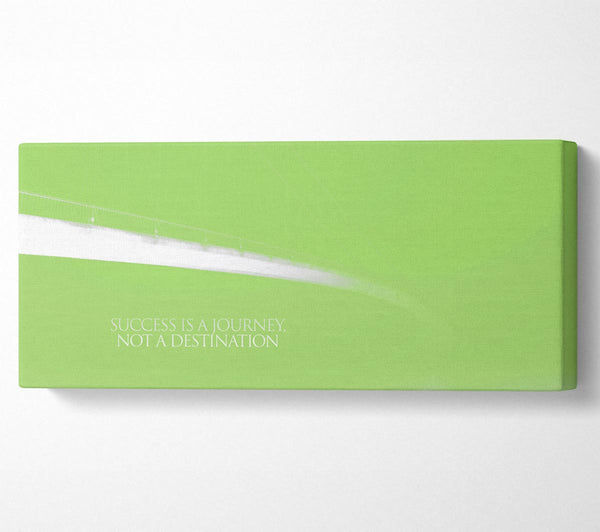 Success Is A Journey Lime Green