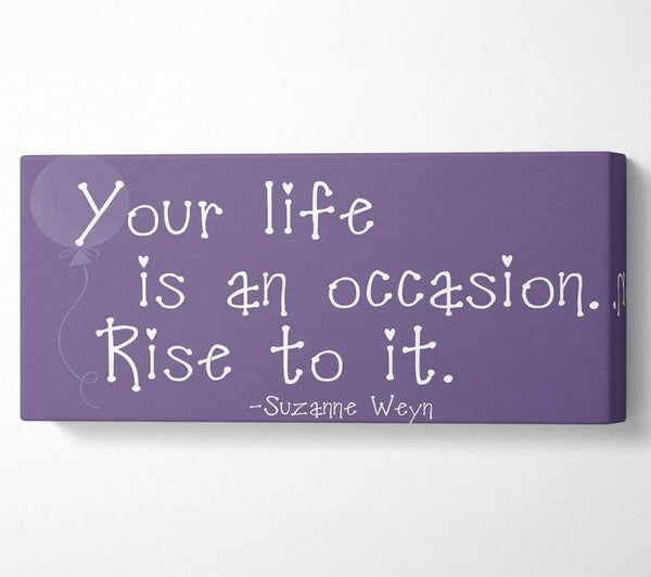 Suzanne Weyn Your Life Is An Occasion Lilac