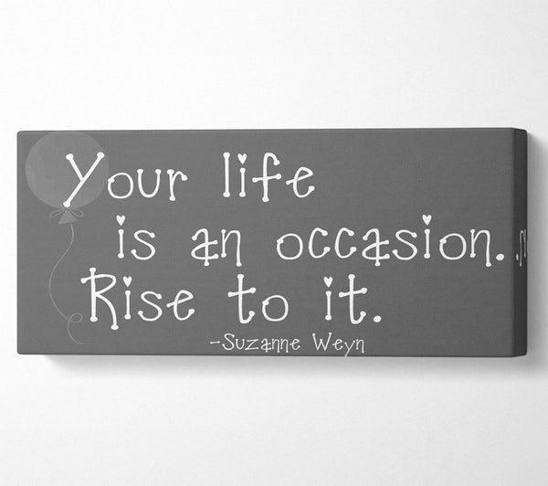 Suzanne Weyn Your Life Is An Occasion Grey
