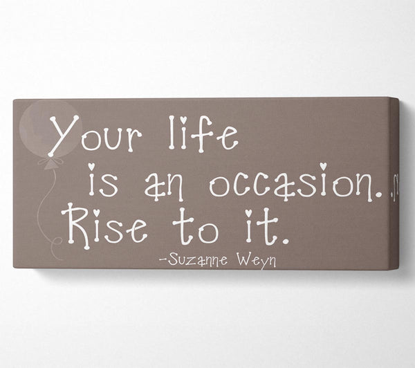 Suzanne Weyn Your Life Is An Occasion Beige