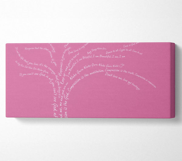 Love Quote The Love Tree Pink