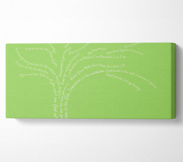 Love Quote The Love Tree Lime Green