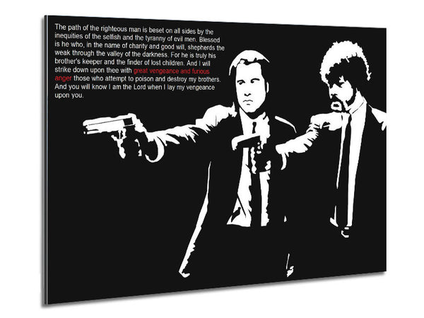 Movie Quote Dogs The Path Metal Print