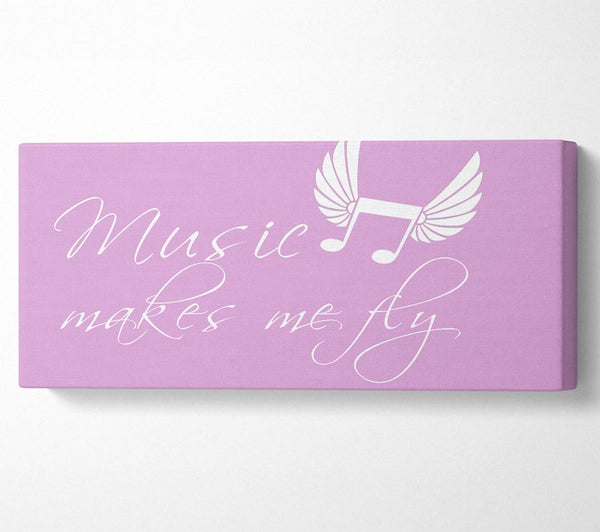 Music Makes Me Fly Pink
