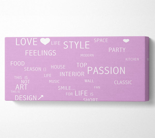 Love Quote Love Life Pink