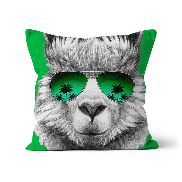 Lama Brille Kinderkissen