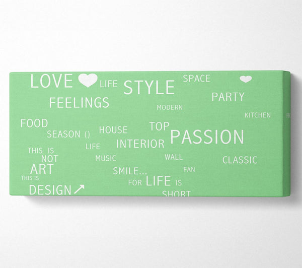 Love Quote Love Life Green