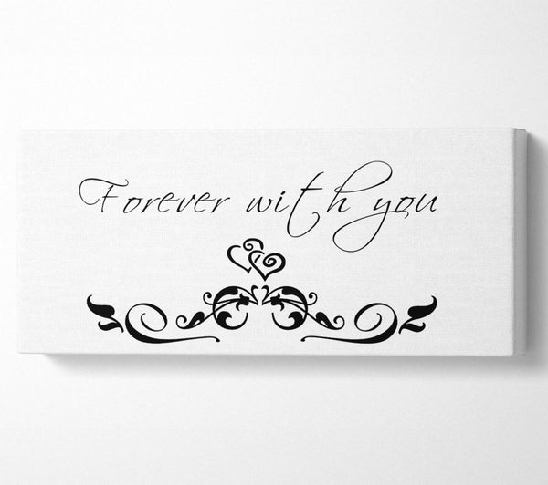 Love Quote Forever With You White