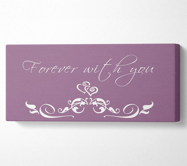 Love Quote Forever With You Dusty Pink