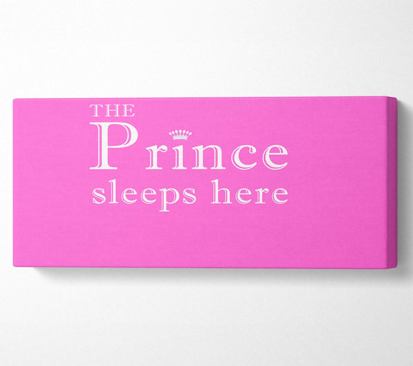 The Prince Sleeps Here Vivid Pink