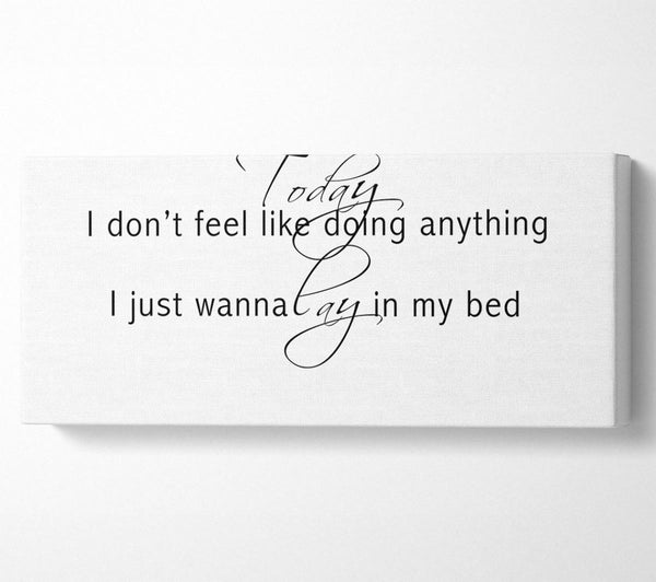 Music Quote Today I Dont Feel Like Bruno Mars White