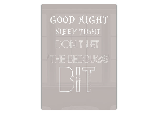 Good Night Sleep Tight 2 Beige