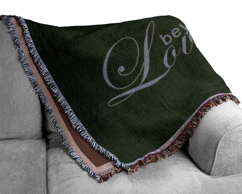 Home Quote Live Every Moment 3 Chocolate Woven Blanket