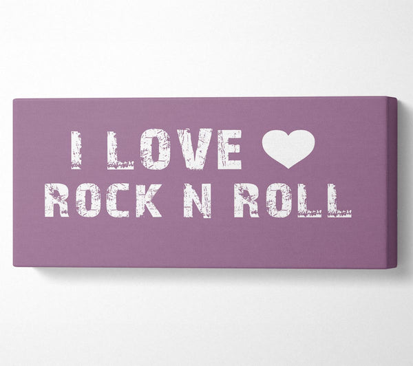 Music Quote I Love Rock N Roll Dusty Pink
