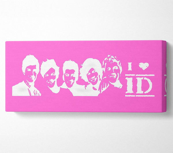 Music Quote I Love 1 Direction Vivid Pink