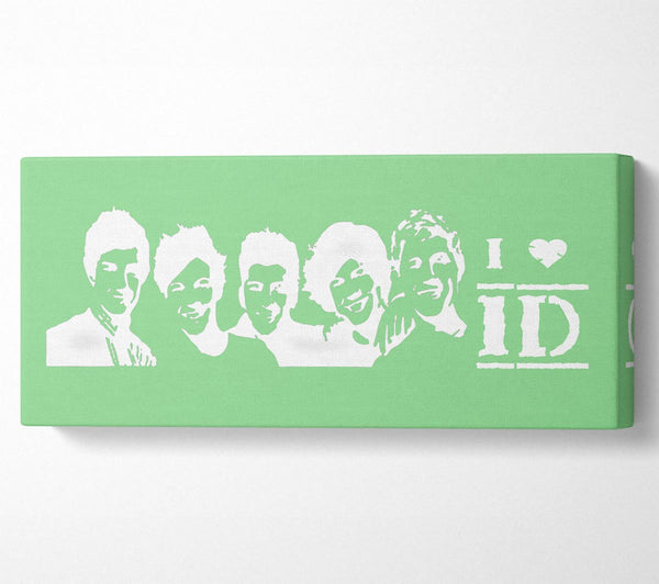 Music Quote I Love 1 Direction Green