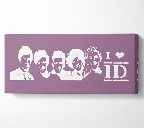 Music Quote I Love 1 Direction Dusty Pink