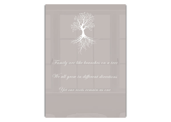 Family Are Like Branches 2 Beige