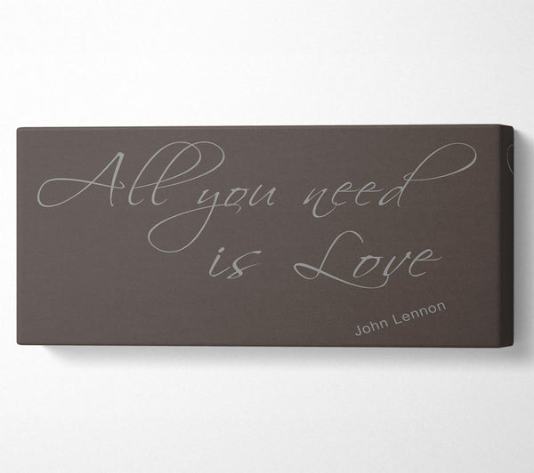 Music Quote All You Need Is Love 2 Chocolate