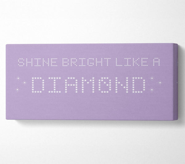 Music Quote Shine Bright Rihanna Lilac