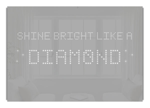 Shine Bright Rihanna Grey White