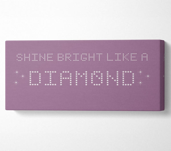 Music Quote Shine Bright Rihanna Dusty Pink