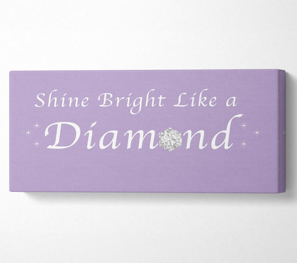 Music Quote Shine Bright Like A Diamond Rihanna Lilac
